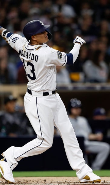 Machado homers to back Lucchesi in Padres' 2-0 win